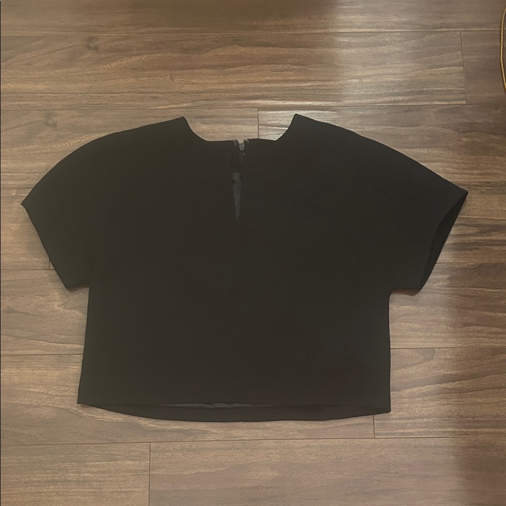 J. Crew Black Short Sleeve Top